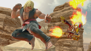 Screenshot de Ken en Super Smash Bros. Ultimate