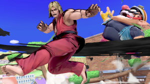 Screenshot de Ken en Super Smash Bros. Ultimate
