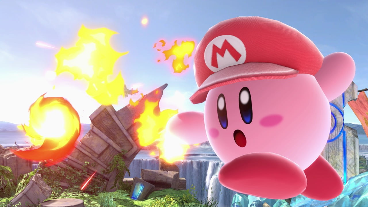 Screenshot de Kirby en Super Smash Bros. Ultimate