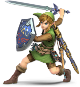 Screenshot de Link en Super Smash Bros. Ultimate