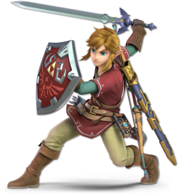 Screenshot de Link en Super Smash Bros. Ultimate