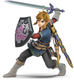Screenshot de Link en Super Smash Bros. Ultimate