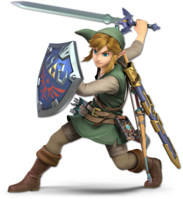 Screenshot de Link en Super Smash Bros. Ultimate