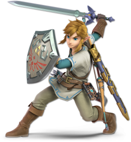 Screenshot de Link en Super Smash Bros. Ultimate