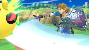Screenshot de Link en Super Smash Bros. Ultimate