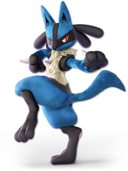 Screenshot de Lucario en Super Smash Bros. Ultimate