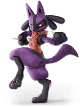 Screenshot de Lucario en Super Smash Bros. Ultimate