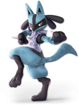 Screenshot de Lucario en Super Smash Bros. Ultimate
