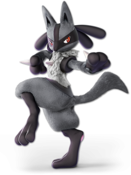 Screenshot de Lucario en Super Smash Bros. Ultimate