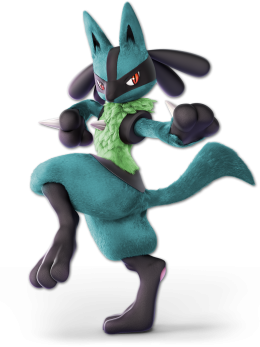 Screenshot de Lucario en Super Smash Bros. Ultimate