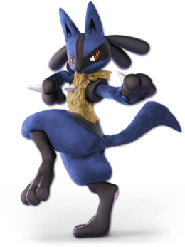 Screenshot de Lucario en Super Smash Bros. Ultimate