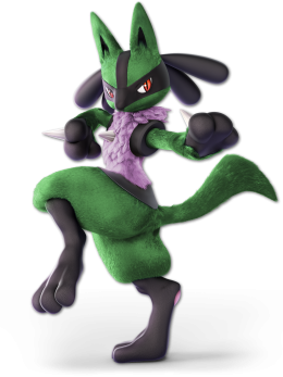 Screenshot de Lucario en Super Smash Bros. Ultimate