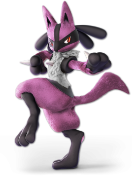 Screenshot de Lucario en Super Smash Bros. Ultimate