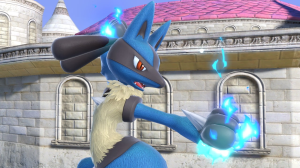 Screenshot de Lucario en Super Smash Bros. Ultimate