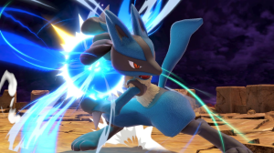 Screenshot de Lucario en Super Smash Bros. Ultimate