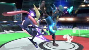 Screenshot de Lucario en Super Smash Bros. Ultimate