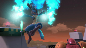 Screenshot de Lucario en Super Smash Bros. Ultimate