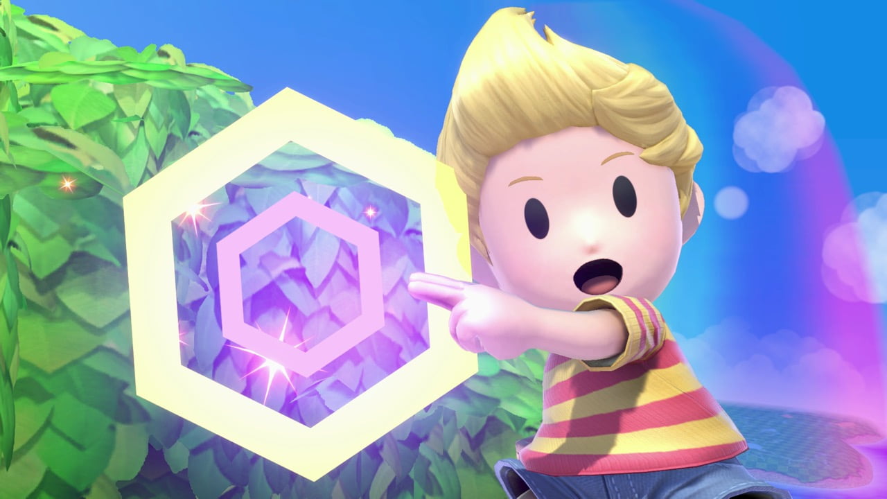 Screenshot de Lucas en Super Smash Bros. Ultimate