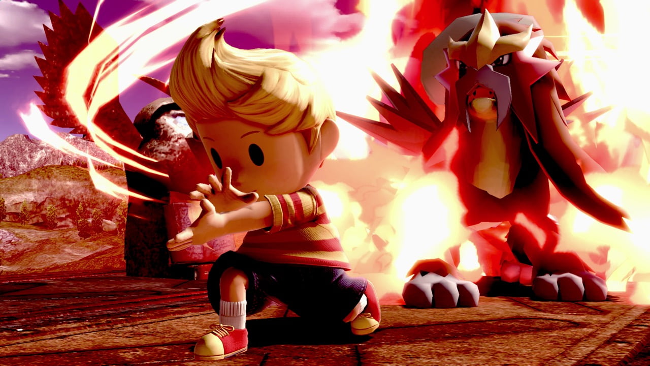 Screenshot de Lucas en Super Smash Bros. Ultimate