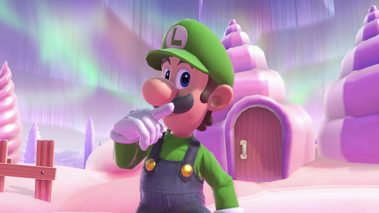 Screenshot de Luigi en Super Smash Bros. Ultimate