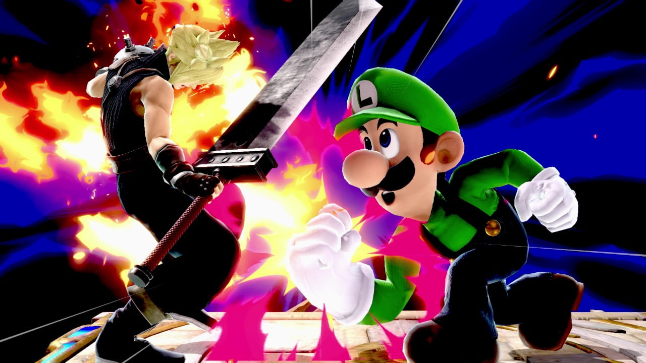 Screenshot de Luigi en Super Smash Bros. Ultimate