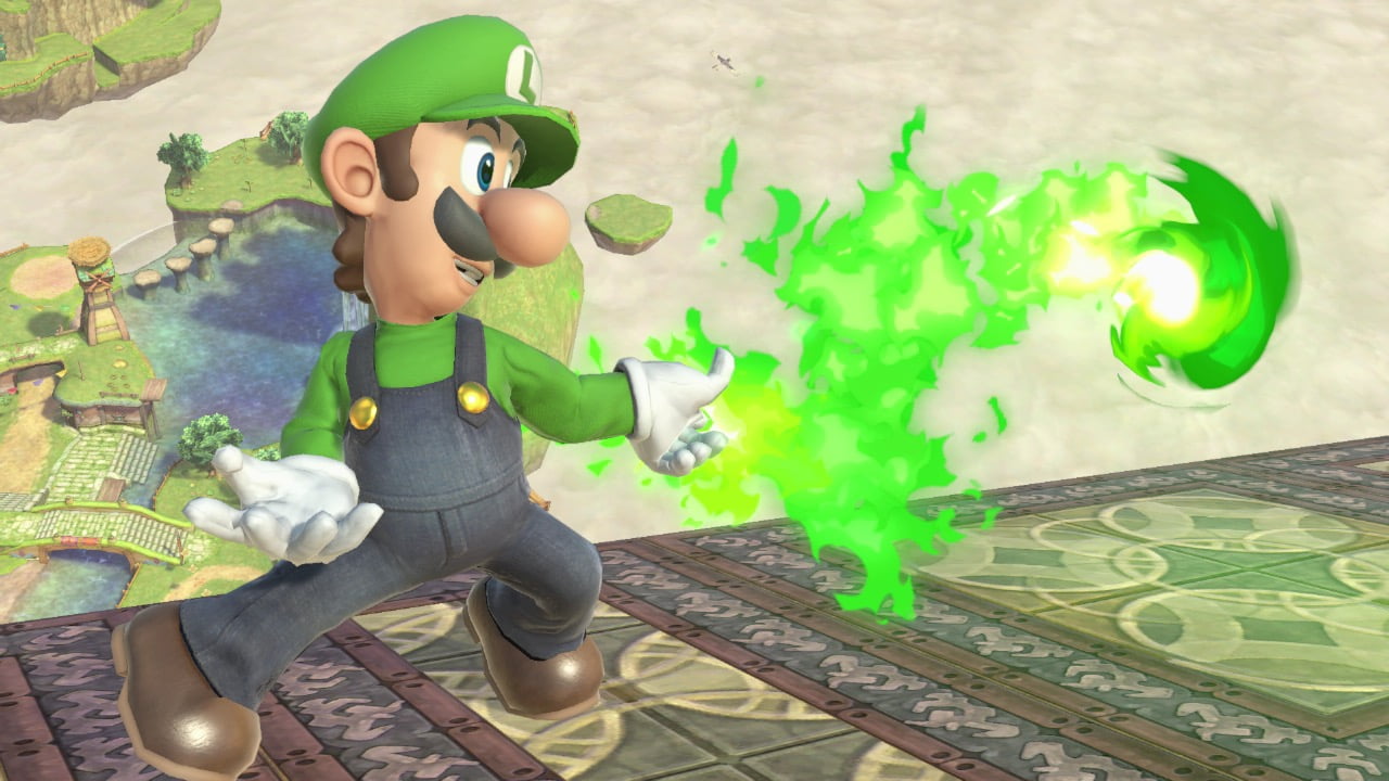 Screenshot de Luigi en Super Smash Bros. Ultimate