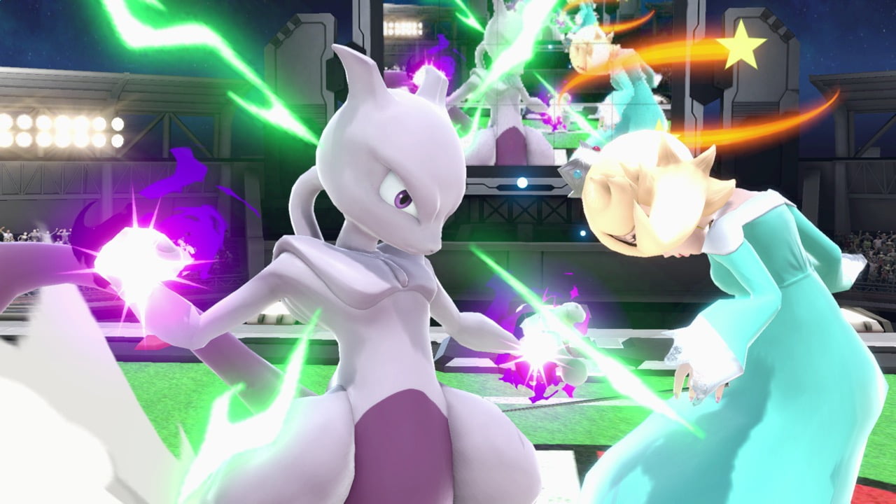 Screenshot de Mewtwo en Super Smash Bros. Ultimate
