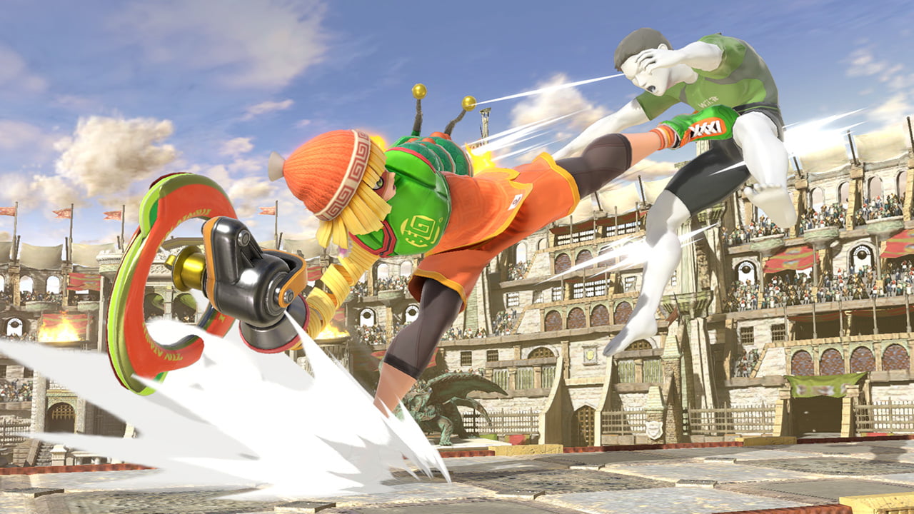 Screenshot de Min Min en Super Smash Bros. Ultimate