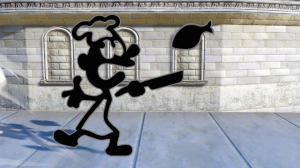 Screenshot de Mr. Game & Watch en Super Smash Bros. Ultimate