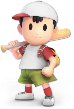 Screenshot de Ness en Super Smash Bros. Ultimate