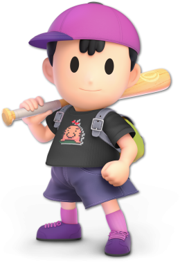 Screenshot de Ness en Super Smash Bros. Ultimate