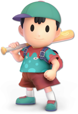 Screenshot de Ness en Super Smash Bros. Ultimate