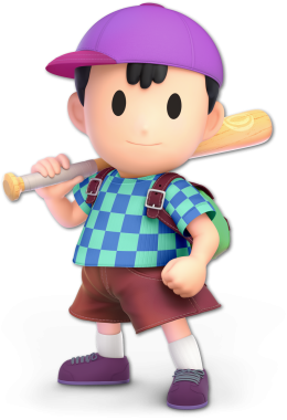 Screenshot de Ness en Super Smash Bros. Ultimate