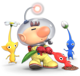 Screenshot de Olimar en Super Smash Bros. Ultimate