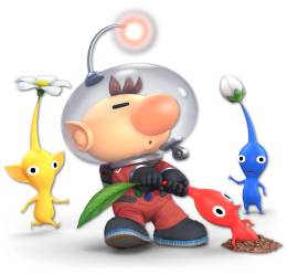 Screenshot de Olimar en Super Smash Bros. Ultimate