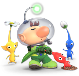 Screenshot de Olimar en Super Smash Bros. Ultimate