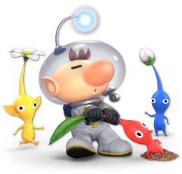 Screenshot de Olimar en Super Smash Bros. Ultimate