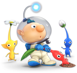 Screenshot de Olimar en Super Smash Bros. Ultimate