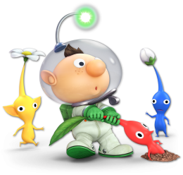 Screenshot de Olimar en Super Smash Bros. Ultimate