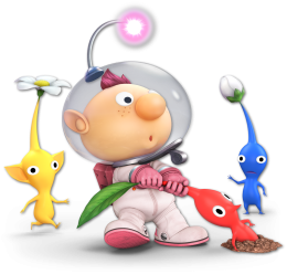Screenshot de Olimar en Super Smash Bros. Ultimate