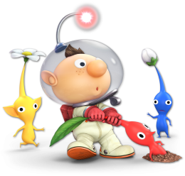 Screenshot de Olimar en Super Smash Bros. Ultimate
