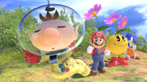 Screenshot de Olimar en Super Smash Bros. Ultimate