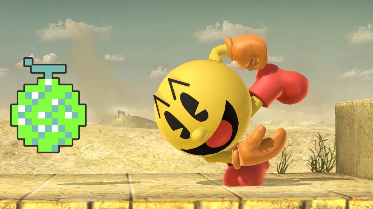 Screenshot de PAC-MAN en Super Smash Bros. Ultimate