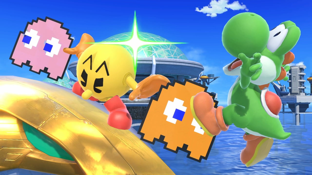 Screenshot de PAC-MAN en Super Smash Bros. Ultimate