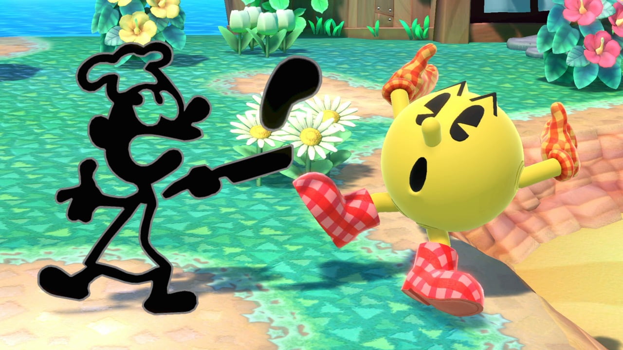 Screenshot de PAC-MAN en Super Smash Bros. Ultimate
