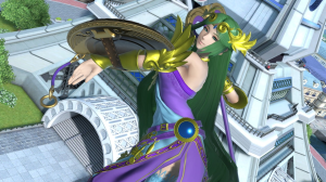 Screenshot de Palutena en Super Smash Bros. Ultimate