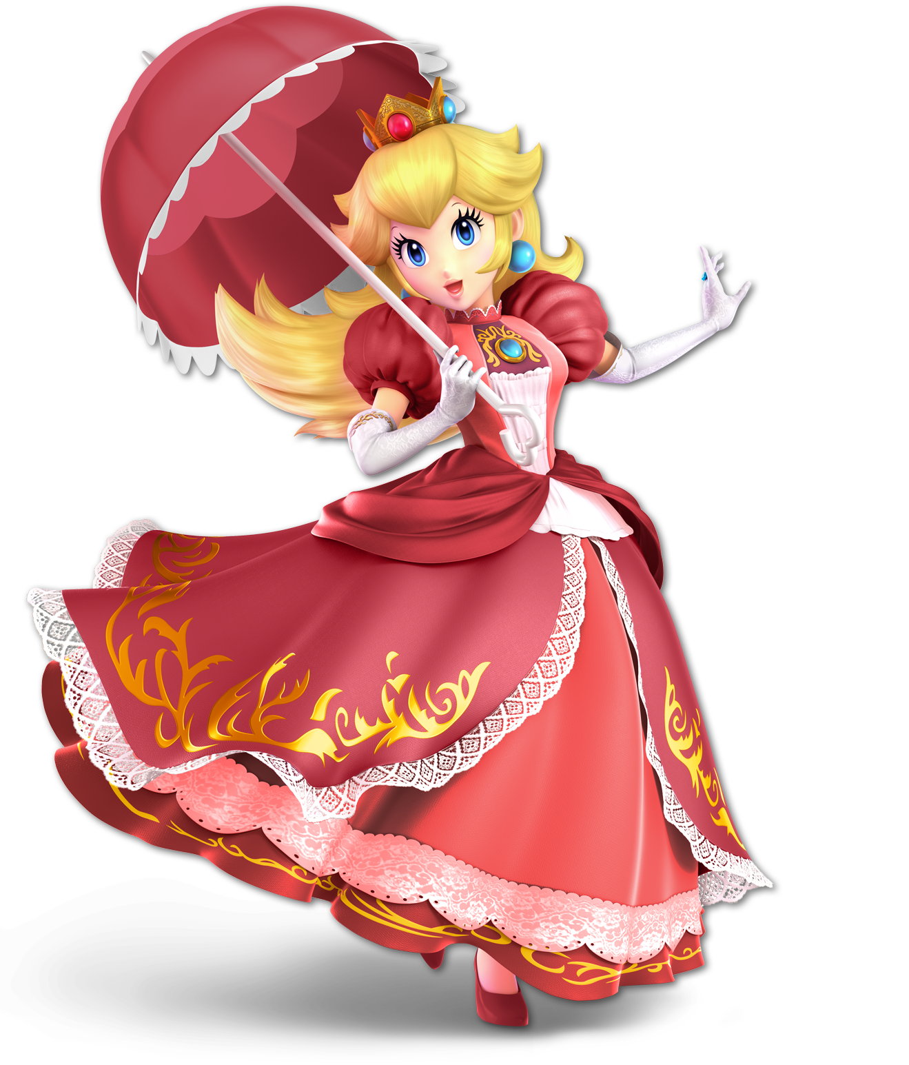 Screenshot de Peach en Super Smash Bros. Ultimate
