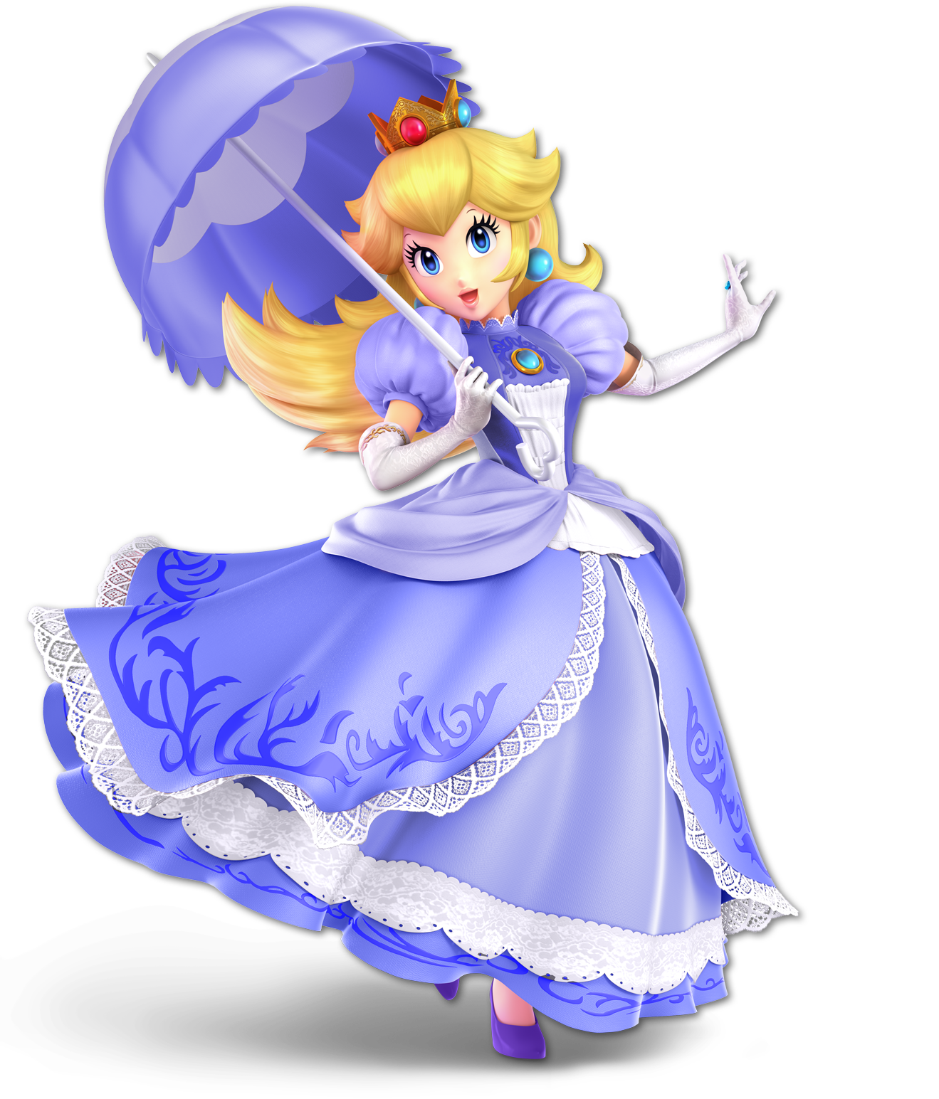 Screenshot de Peach en Super Smash Bros. Ultimate
