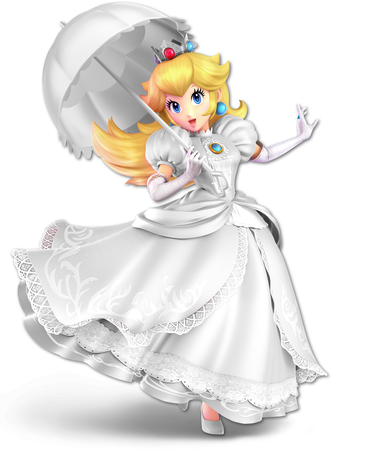 Screenshot de Peach en Super Smash Bros. Ultimate