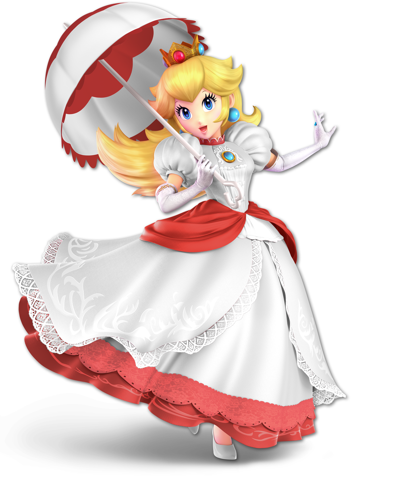 Screenshot de Peach en Super Smash Bros. Ultimate